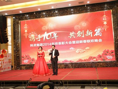 隆重舉辦2014 “攜手10年，共創(chuàng)新篇”年度表彰大會(huì)暨新春聯(lián)歡晚會(huì)